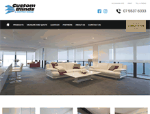 Tablet Screenshot of customblinds.com.au